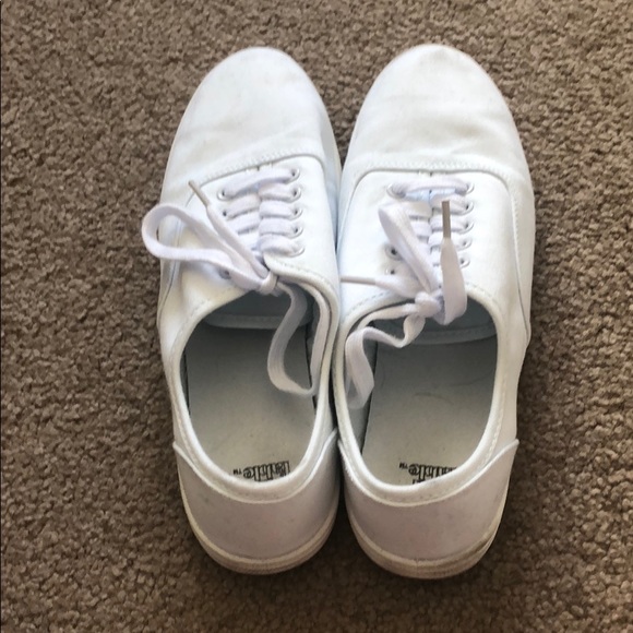 White ked-style shoes - Picture 1 of 2